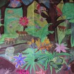 Yr 4 group collage - 'RainForest'
