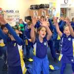 St Margaret's Prep Global Be Well Day - Y4 dancing